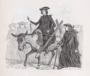 Misjonærene fra The Complete Works of Béranger, 1836. av Auguste Raffet