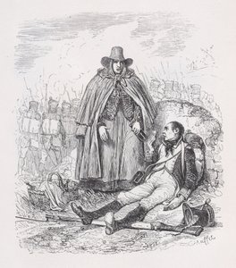 Vivandière fra The Complete Works of Béranger, 1836. av Auguste Raffet