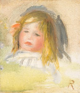 Barn med blondt hår av Auguste Renoir