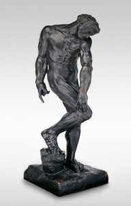 Adam, modellert 1881, rollebesetning rundt 1924. av Auguste Rodin