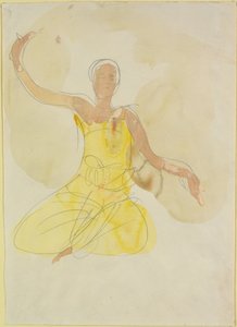 Tänzerin des Königlichen Kambodschanischen Balletts av Auguste Rodin