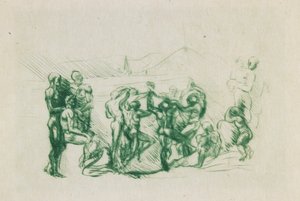 La Ronde, ca. 1883-84 av Auguste Rodin