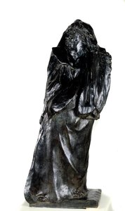 Honores monument av Balzac Før siste studie. Skulptur av Auguste Rodin (1840-1917) 1897 Paris, Musee Rodin av Auguste Rodin
