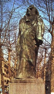Monument til Honore de Balzac (1799–1850) (bronse) av Auguste Rodin