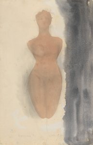 Opprinnelsen til den greske vasen, 1900-1910. av Auguste Rodin