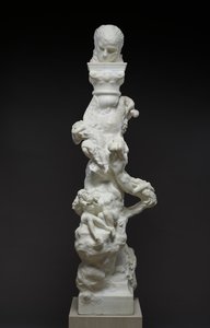Poeten og det kontemplative livet: Fenaille-søylen, 1896 av Auguste Rodin