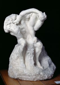 Billedhuggeren og musen hans, 1895 av Auguste Rodin