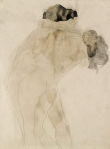 To omfavnende figurer, c1900 av Auguste Rodin