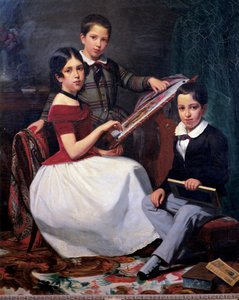 Barna til rådmann Joaquin Torquato Alves Ribeiro av Auguste Roquemont