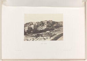 Utsikt over Betlehem Beit Lehem (tittel på objekt) av Auguste Salzmann