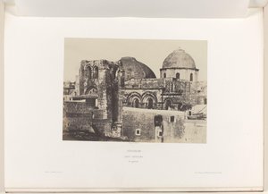 Utsikt over Den hellige gravs kirke i Jerusalem Jerusalem. Den hellige grav. Vue generale (tittel på objekt)
