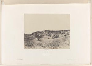 Utsikt over grotten til Jeremia, nær Jerusalem Jerusalem. Cave of Jérémie (tittel på objekt)