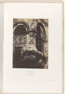Kapel van de Heilig Grafkerk, Jeruzalem Jerusalem. Den hellige grav. Golgata kapell (tittel på objekt) av Auguste Salzmann