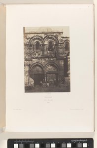 Fasade til Den hellige gravs kirke, Jerusalem Jerusalem. Den hellige grav. Fasade (tittel på objekt)