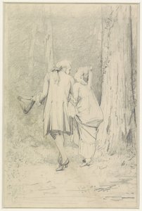Turpar i skogen av Auguste Serrure