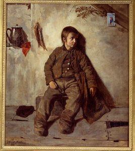 Et savoyard skorsteinsmaleri av Auguste de Chatillon (1813-1881)