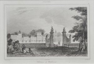 Wilanów-palasset fra fronten av Augustin François Lemaitre