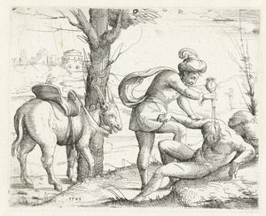 barmhjertige samaritan Gamle og nye testamente konkordans (serietittel) Concordants alt und news Testaments (serietittel) av Augustin Hirschvogel