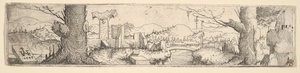 Landskap, 1545. av Augustin Hirschvogel