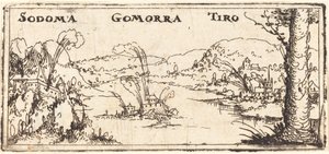 Landskap med tre brennende byer: Sodoma, Gomorra og Tyrus