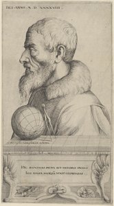 Selvportrett, 1548 av Augustin Hirschvogel