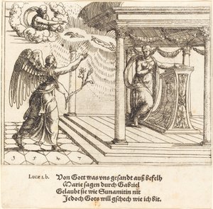 Bebudelsen, 1547. av Augustin Hirschvogel