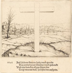 Kristi kors, 1548. av Augustin Hirschvogel