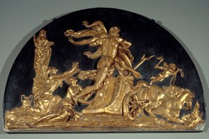 The Fire or Pluto Removing Proserpine Lav stukkatur av Augustin Pajou av Augustin Pajou