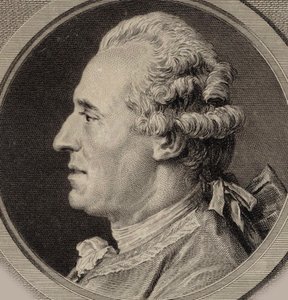Portrett av fiolinisten og komponisten Jean Joseph Cassanéa de Mondonville 1711-1772, 1768. av Augustin Saint Aubin de