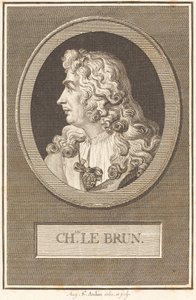 Charles LeBrun av Augustin de Saint Aubin