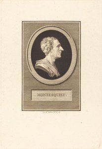 Charles Louis de Secondat Montesquieu av Augustin de Saint Aubin