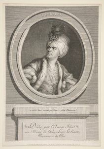 Henri Louis Cain (kalt Le Kain) (1728-1778) av Augustin de Saint Aubin
