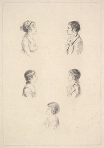 Renouard-familien Renouard-familien, 1801. av Augustin de Saint Aubin