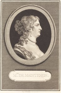 Madame de Maintenon av Augustin de Saint Aubin
