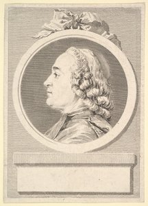 Portrett av Charles Gauzargues, 1767. av Augustin de Saint Aubin