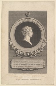 Portrett av De Larive, 1785. av Augustin de Saint Aubin