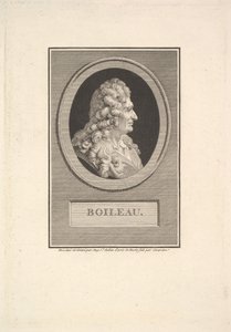 Portrett av Despréaux Nicolas Boileau, 1800. av Augustin de Saint Aubin