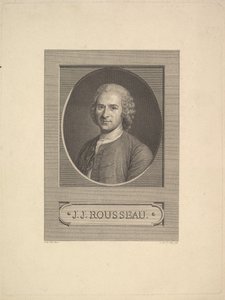 Portrett av Jean-Jacques Rousseau, 1777.