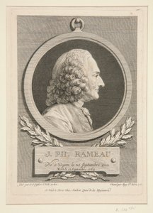 Portrett av Jean-Philippe Rameau av Augustin de Saint Aubin