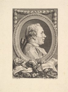Portrett av Jean Monnet, 1765. av Augustin de Saint Aubin