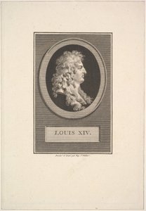 Portrett av Ludvig XIV, 1779. av Augustin de Saint Aubin