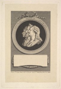 Portrett av Louis XVI, Henri IV og Louis XII, 1791. av Augustin de Saint Aubin