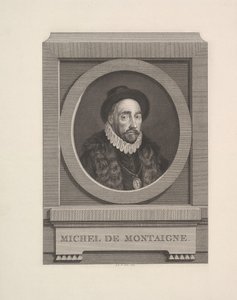 Portrett av Michel de Montaigne, 1774. av Augustin de Saint Aubin