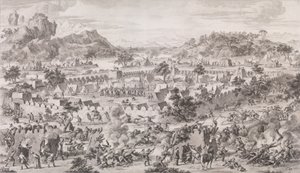 Slaget ved Tonguzluq, 1773. av Augustin de Saint Aubin