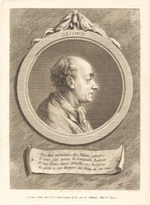 Solomon Gessner av Augustin de Saint Aubin after Vivant Denon