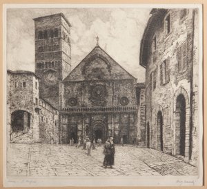 Assisi, S. Rufinus (etsing på papir)