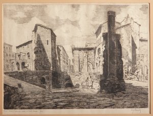 Roma, Porticus of Octaviae og ruinene av Marcellus 