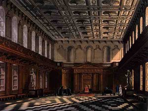 Interiør i Senatets hus, Cambridge fra 