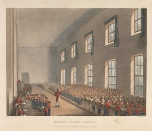 Military College, Chelsea av Augustus Charles Pugin