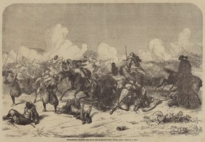 Forlovelse mellom maurerne og spanjolene nær Ceuta av Augustus J. Beck